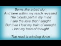 Stan Ridgway - Train Of Thought Lyrics