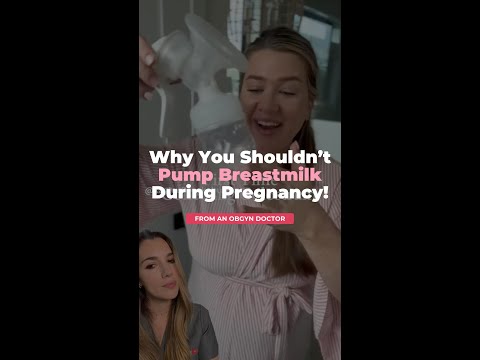 🚫 Pumping breastmilk during pregnancy using suction? Think twice!