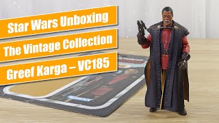Greef Karga VC185 3.75" Figure - Star Wars TVC Unboxing