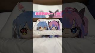 日頃の感謝をぬいぐるみ茶番を繰り広げながら語り合うぺこヴィヴィ #切り抜き #vtuber #pekora #ホロライブ  #兎田ぺこら #綺々羅々ヴィヴィ