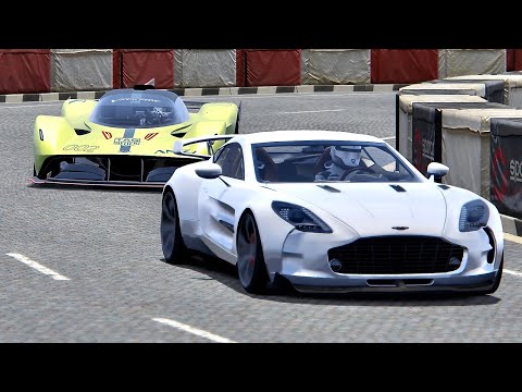 Aston Martin Valkyrie AMR Pro vs Aston Martin One 77 - Highlands