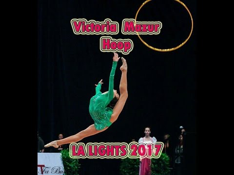 Victoria Mazur HOOP LA lights 2017 / Виктория Мазур обруч