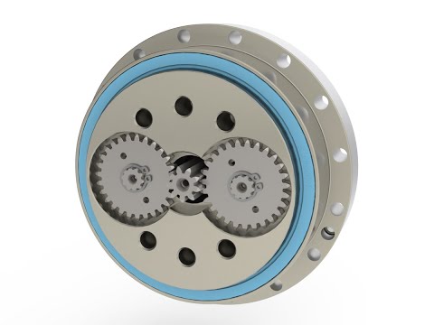 Cycloid drive (RV reducer) working principle