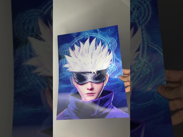 مقطع توضيحي بوستر متحرك نسخة محدودة من انمي جوجوتسو فخم شخصيات قوية 3d