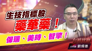 生技指標股—藥華藥！保瑞、美時、智擎！｜台股攻略｜劉烱德 (圖)