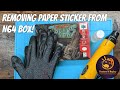 Removing Paper Sticker From N64 Box