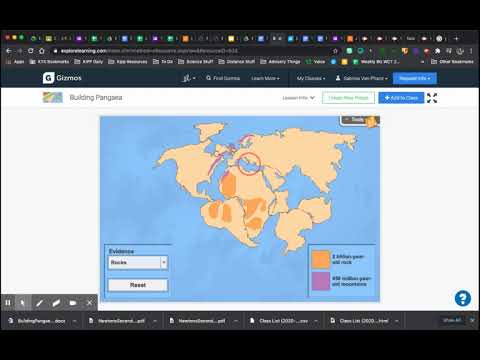 Gizmo Building Pangea Answer Key