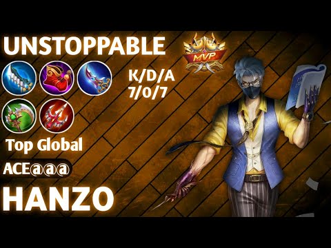 Unstoppable!! Can't kill hanzo Top Global Hanzo by ACE@@@