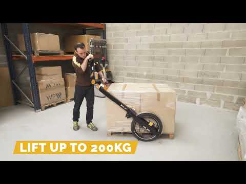 Remorque vélo mécanique professionnelle pour vos livraisons quotidiennes - Capacité 200kg -Bicylift_4