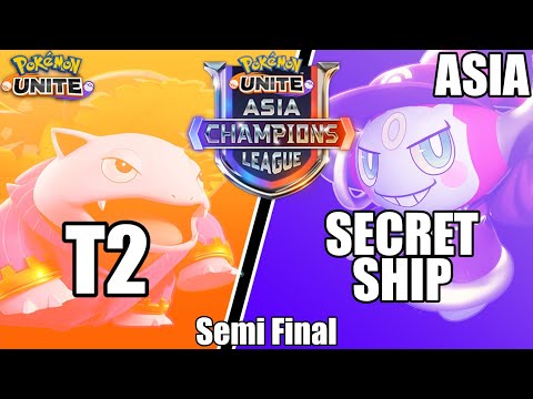 T2 vs Secret Ship - Asia Champions League East Semi Final - Pokemon Unite Tournament