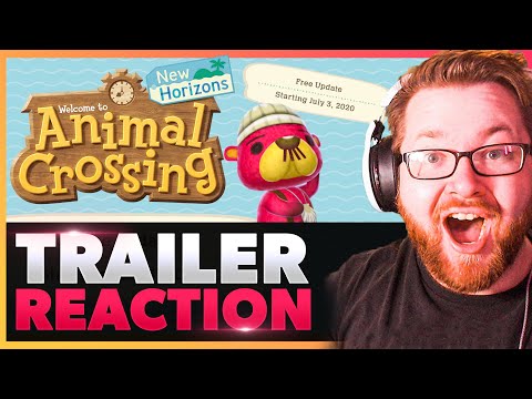 🐚 ANIMAL CROSSING NEW HORIZONS SUMMER UPDATE WAVE #1 TRAILER REACTION! 🤯 Kazrisk Reacts