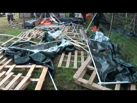 Strawbale Vlog 8 - namiot na słomę - ostrzeżenie