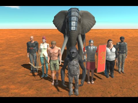 All ranged units vs every unit |Animal Revolt Battle Simulator