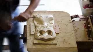 preview picture of video 'Native Woodcraft Mask'