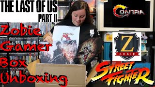 Zobie Productions - Mystery Zobie Gamer Box - Unboxing (Street Fighter, The Last of Us, Contra)