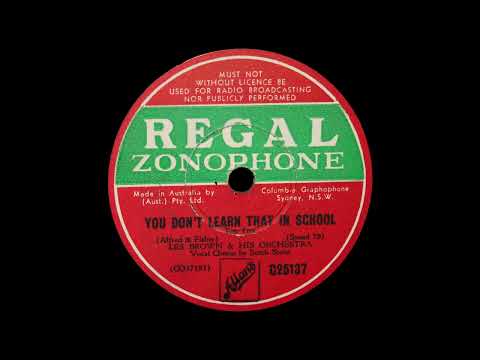 1947 Les Brown & His Orchestra- You Don't Learn That In School (V. Butch Stone)