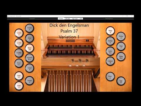 Dick den Engelsman  Psalm 37 Choral and 3 variations (Hauptwerk Raszczyce)