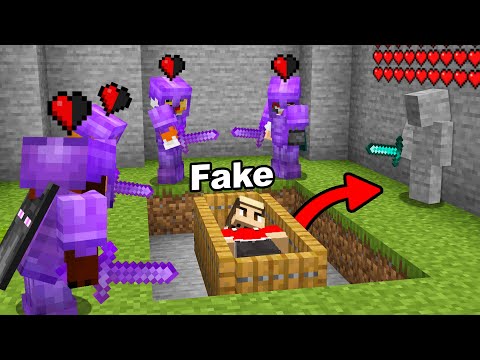Faking My Death To Steal Max Hearts On This Minecraft SMP...