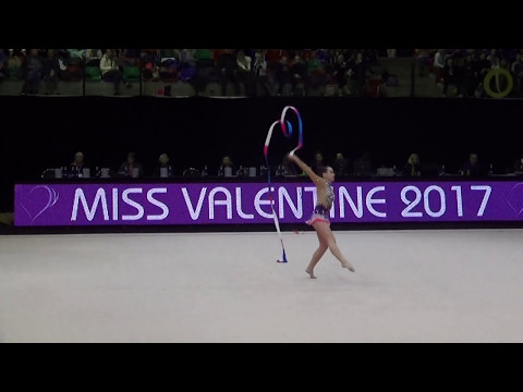 Veronika Proncenko FIG Senjor (LTU) ribbon, Miss Valentine 2017