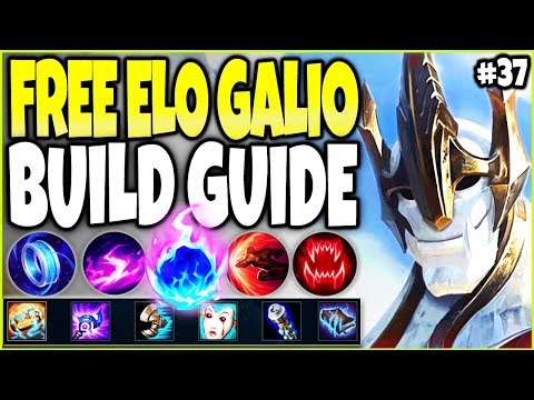 NEW FREE ELO GALIO BUILD GUIDE 🔥 LoL Meta Galio Season 10 Build Guide #37 - Top Galio s10 Gameplay