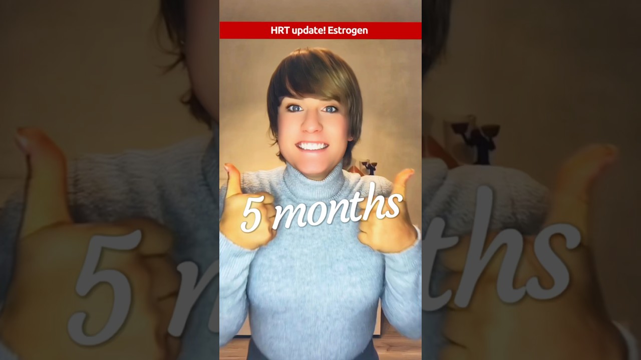 5 months ago, this day, this crazy ride on estrogen started🥰 #hrt #transition #rollercoaster #mtf