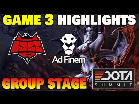 HELLRAISERS VS AD FINEM GAME 3 Dota Summit 11