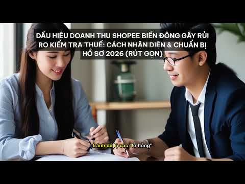 Dấu Hiệu Doanh Thu Shopee Biến Động Gây Rủi Ro Kiểm Tra Thuế: Cách Nhận Diện & Chu... [Tóm Tắt]