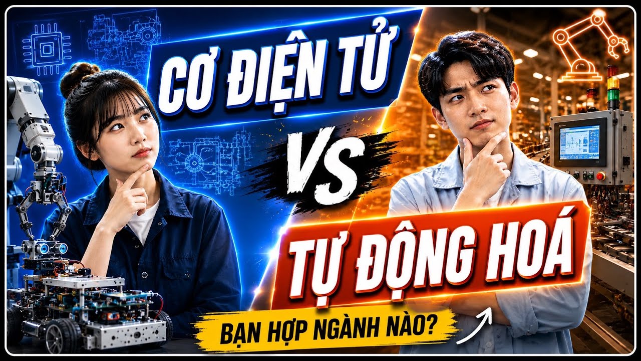 Cơ Điện Tử hay Tự Động Hóa: Nên Chọn Ngành Nào?