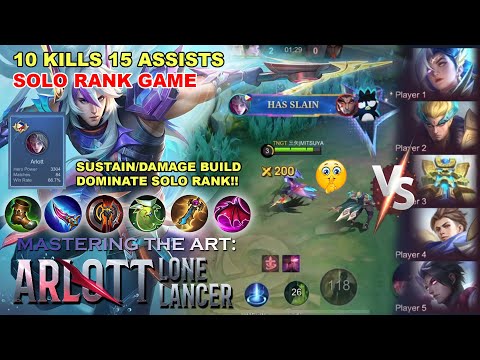 MASTERING THE ART: E9 | ARLOTT: THE LONE LANCER - INSANE SUSTAIN - ARLOTT BEST BUILD 2025