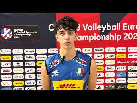 Edoardo Trotta dopo la vittoria all’esordio per 3-2 sulla Serbia