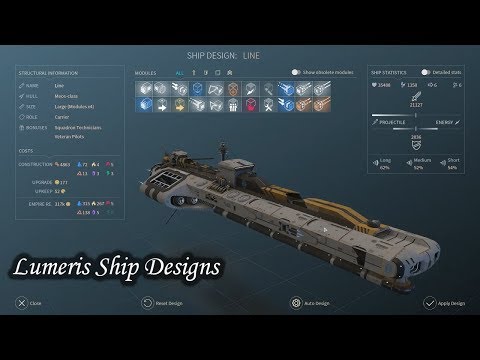 Endless Space 2 - Lumeris Ship Designs