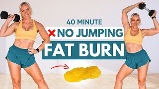 40 Min Low Impact Fat Burning Workout | No Repeat