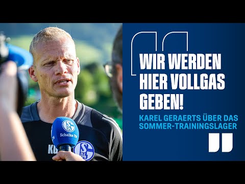 Tag 1 in Mittersill: KAREL GERAERTS im Interview über das Trainingslager | FC Schalke 04