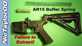 AR15 Failure to Extract (Have you replaced your Buffer Spring?)