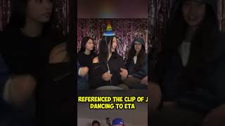 Download lagu Hanni References Clip Of Jason Dancing To ETA 😳 mp3