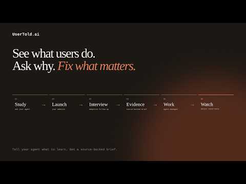 UserTold.ai video preview