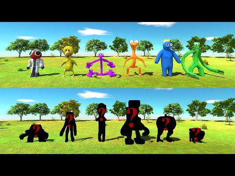 New Unit - Team Rainbow Friends Fight Random Team - Animal Revolt Battle Simulator