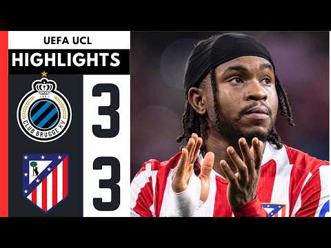 Club Brugge vs Atlético Madrid 3-3 – Gol de Lookman | Resumen & Goles | Champions League 2026
