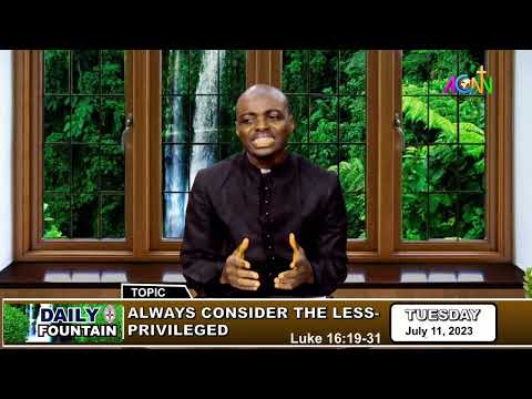 DAILY FOUNTAIN OF JULY 11, 2023 - THE REV'D CANON VALENTINE V. SOO