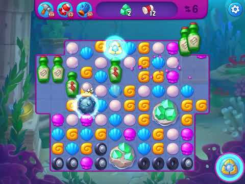 Fishdom Very Hard level 7036 no boosters フィッシュダム ベリーハード [Friend's]