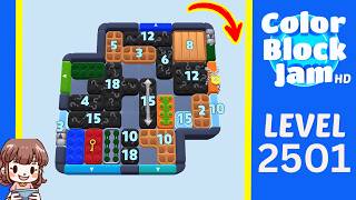 Solution du Niveau 2501 de Color Block Jam