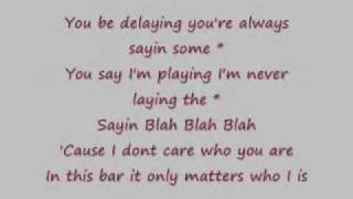 Blah Blah Blah By Kesha Lyrics (Clean)