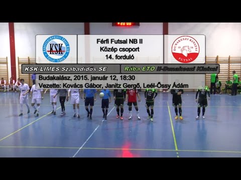 NB II: KSK-LIMES - Rába ETO II-Dunakeszi Kinizsi 3-9 (2015.01.12, öf)