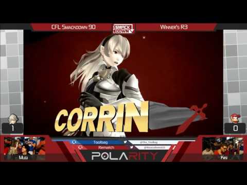 CFL Smackdown 90 WiiU - Mugi (Corrin) vs Kiki (Diddy Kong) - Winners R3