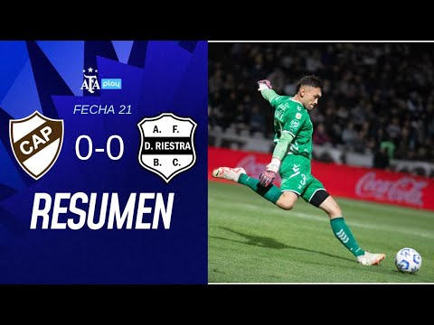 Platense 0 vs 0 Deportivo Riestra  | #TorneoBetano | Resumen  | Fecha 21