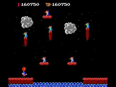 NES Game: Balloon Fight (1984 Nintendo) - YouTube