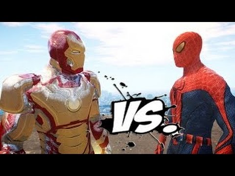 The Amazing Spider Man Vs Iron Man ( Mark 42 ) EPIC BATTLE