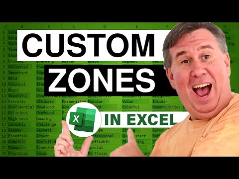 Excel - Zones in Custom Number Formats - Episode 1064