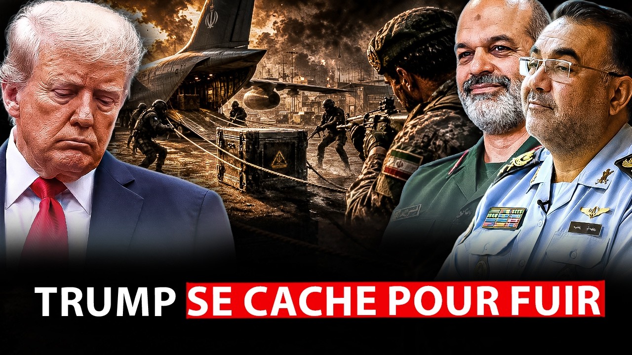 L'Iran terrifie Trump, il se cache, la menace devient sérieuse