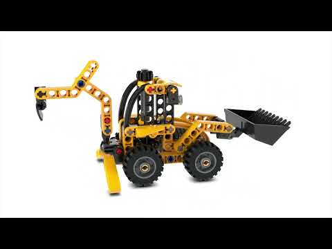 LEGO® Technic Ekskavatorius-krautuvas Statybų žaislas Transporto priemonė 42197 video